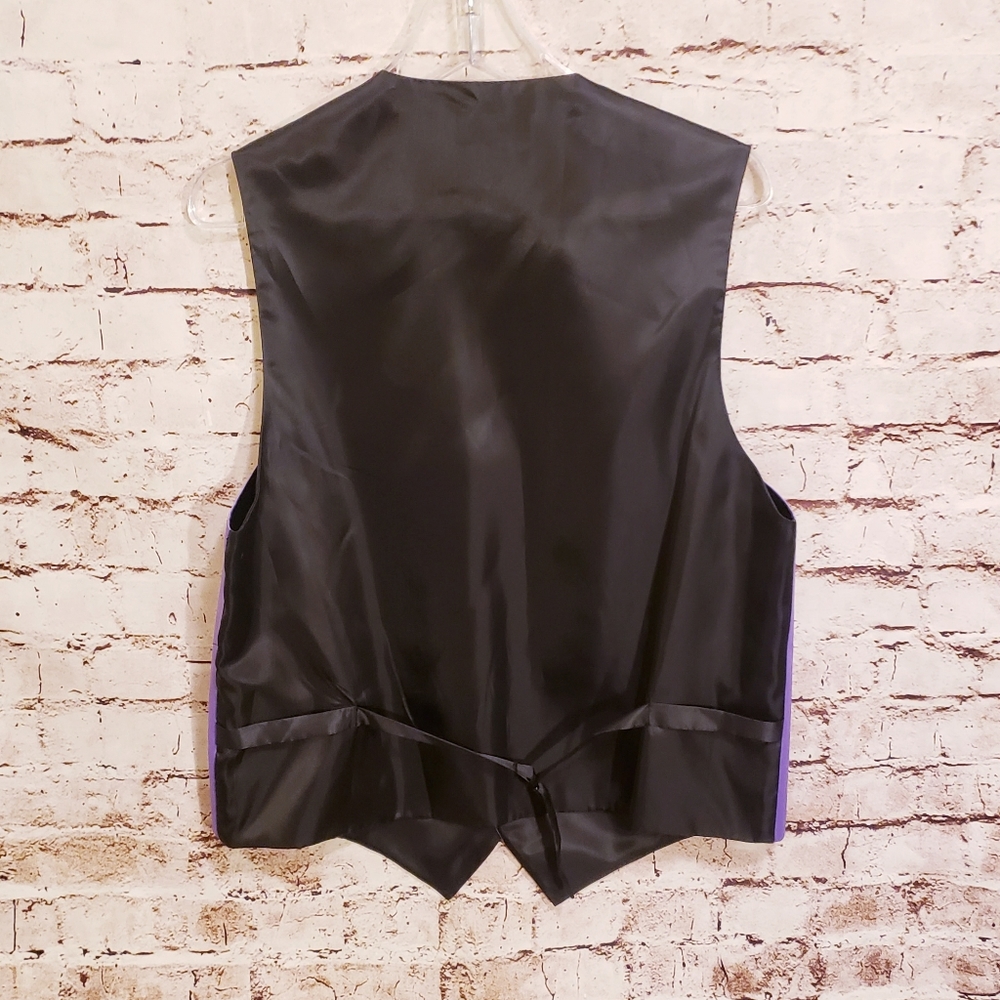 Brand Q Formal Vest Lavender Medium - Picture 3 of 4